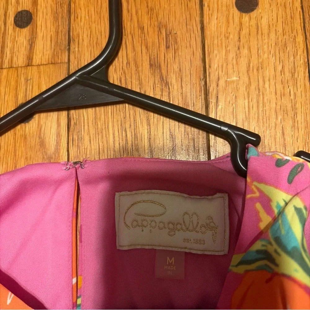 Pappagallo Pink Dress with Colorful Print - Picture 10 of 11